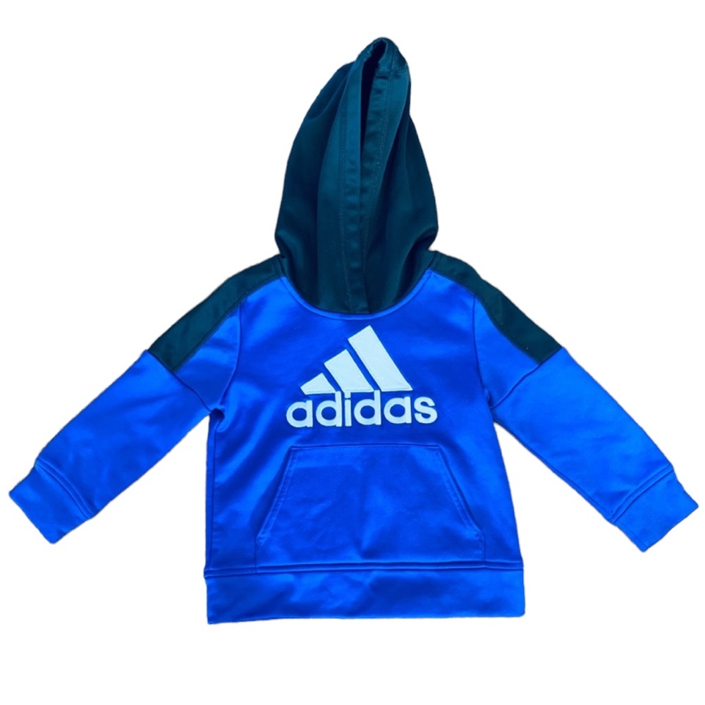 ADIDAS BOYS HOODED SWEATSHIRT
